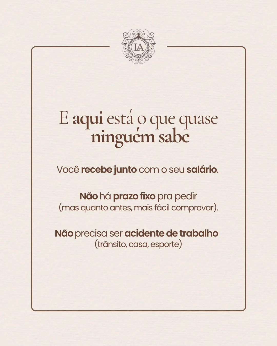 Luciana Argenton: Auxilio acidente, peça 3 de 4